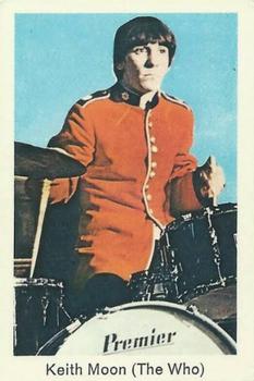 1968 TV68 Popbilder (Dutch Gum Unnumbered) #NNO Keith Moon (The Who) Front