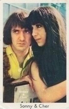 1968 TV68 Popbilder (Dutch Gum Unnumbered) #NNO Sonny & Cher Front