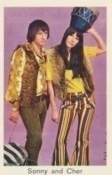 1968 TV68 Popbilder (Dutch Gum Unnumbered) #NNO Sonny and Cher Front