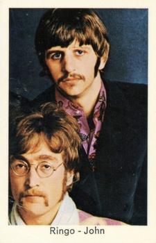 1968 TV68 Popbilder (Dutch Gum Unnumbered) #NNO Ringo Starr / John Lennon Front