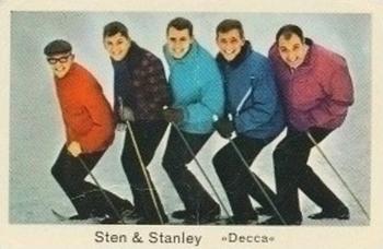 1968 TV68 Popbilder (Dutch Gum Unnumbered) #NNO Sten & Stanley »Decca« Front
