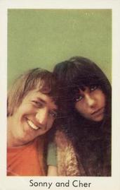 1967 TV67 Popbilder (Dutch Gum Unnumbered) #NNO Sonny and Cher Front