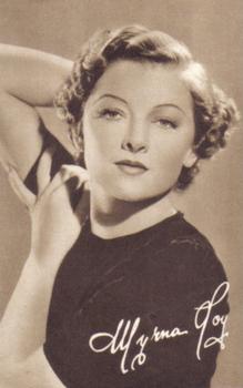 1936 Boys' Cinema Fascinating Film Stars #8 Myrna Loy Front