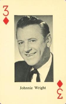 1965 Heather Country Music Playing Cards #3♦️ Johnnie Wright Front