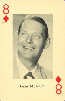 1965 Heather Country Music Playing Cards #8♦️ Leon McAuliffe Front