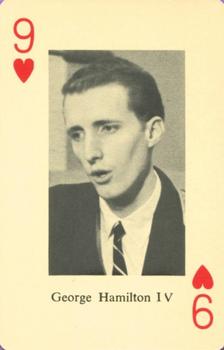 1965 Heather Country Music Playing Cards #9♥️ George Hamilton IV Front