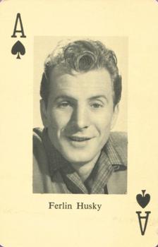 1965 Heather Country Music Playing Cards #A♠️ Ferlin Husky Front