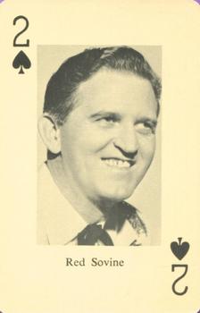 1965 Heather Country Music Playing Cards #2♠️ Red Sovine Front