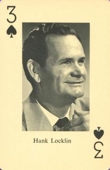 1965 Heather Country Music Playing Cards #3♠️ Hank Locklin Front