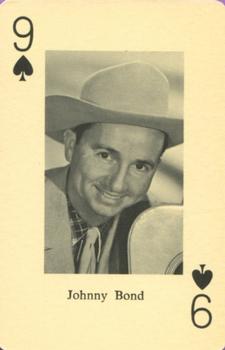 1965 Heather Country Music Playing Cards #9♠️ Johnny Bond Front