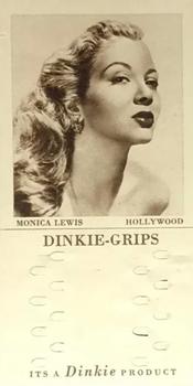 1947 Dinkie Stars and Starlets Series 2 #2 Monica Lewis Front