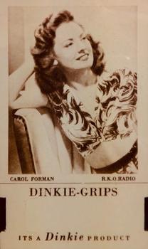 1947 Dinkie Stars and Starlets Series 1 #22 Carol Forman Front
