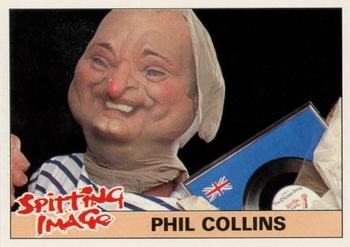 1990 Topps Spitting Image #2 Phil Collins Front