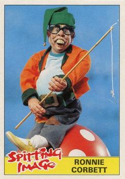 1990 Topps Spitting Image #21 Ronnie Corbett Front