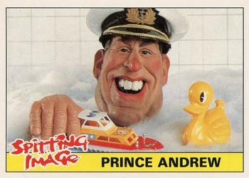 1990 Topps Spitting Image #61 Prince Andrew Front