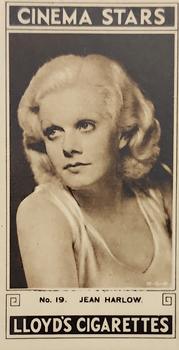 1932 Lloyd's Cinema Stars #19 Jean Harlow Front