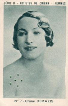 1934 Joseph Milliat Artistes De Cinema Femmes Serie II #7 Orane Demazis Front