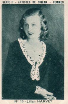 1934 Joseph Milliat Artistes De Cinema Femmes Serie II #10 Lilian Harvey Front