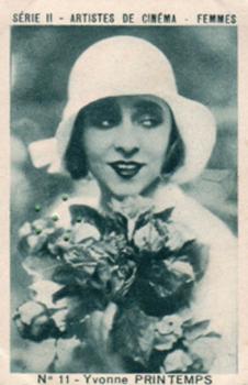 1934 Joseph Milliat Artistes De Cinema Femmes Serie II #11 Yvonne Printemps Front