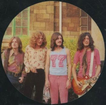 1970 Mister Softee Pop Discs #14 Led Zeppelin Front