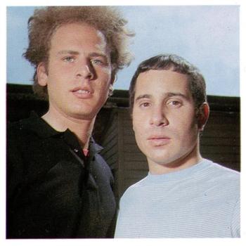 1969 Mister Softee's Pop Parade #8 Simon & Garfunkel Front