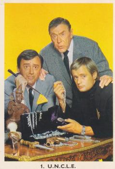 1966 Monty Gum TV Shows (Series 1) #1 Man From U.N.C.L.E. Front