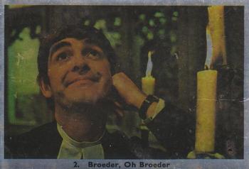 1971 Monty Gum TV Shows Silver (Series 5) #2 Broeder oh Broeder Front
