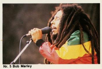 1980 Heinerle Star Parade #5 Bob Marley Front