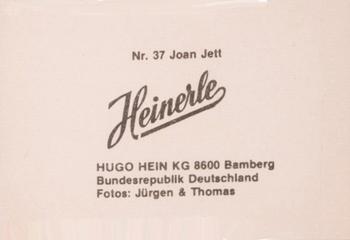 1980 Heinerle Star Parade #37 Joan Jett Back