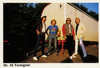 1980 Heinerle Star Parade #45 Foreigner Front