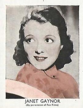 1934 Nile Film Stars #14 Janet Gaynor Front