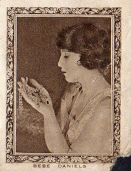 1924 Picturegoer Film Star Stamps #NNO Bebe Daniels Front