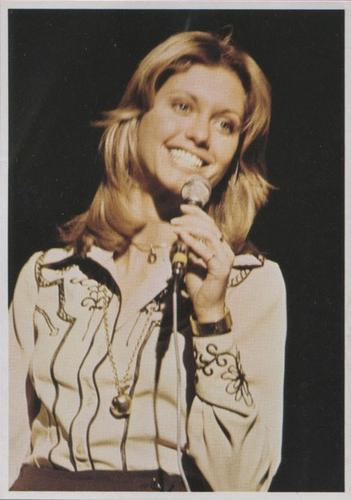 1974 Panini Top Sellers Picture Pop Stickers #29 Olivia Newton-John Front