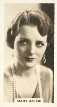 1929 Schoolgirl's Own Film Stars #NNO Mary Astor Front