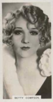 1929 Schoolgirls Famous Film Stars #NNO Betty Compson Front