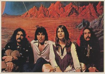 1975 Panini Pop Stars #74 Black Sabbath Front