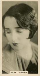 1929 Simonets Famous Actors & Actresses #7 Bebe Daniels Front
