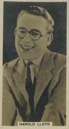 1929 Simonets Famous Actors & Actresses #17 Harold Lloyd Front