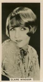 1929 Simonets Famous Actors & Actresses #22 Claire Windsor Front