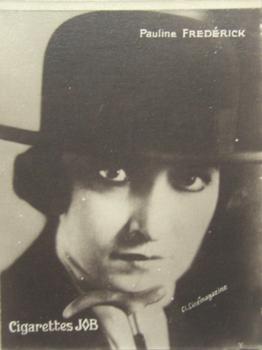 1926 Societe Job Cinema Stars - Unnumbered #NNO Pauline Frederick Front