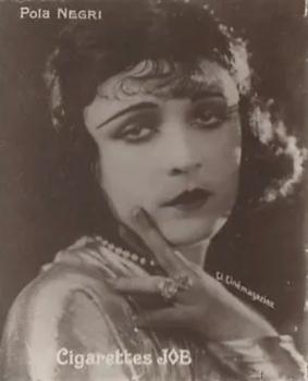 1926 Societe Job Cinema Stars - Unnumbered #NNO Pola Negri Front