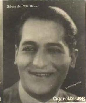 1926 Societe Job Cinema Stars - Unnumbered #NNO Silvio de Pedrelli Front