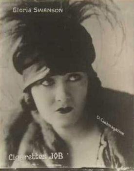 1926 Societe Job Cinema Stars - Unnumbered #NNO Gloria Swanson Front