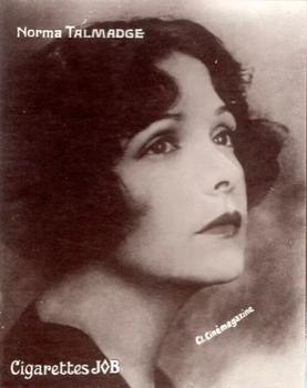 1926 Societe Job Cinema Stars - Unnumbered #NNO Norma Talmadge Front