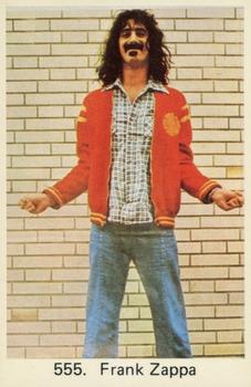 1975 Samlarsaker Popbilder (Swedish) #555 Frank Zappa Front