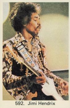 1975 Samlarsaker Popbilder (Swedish) #592 Jimi Hendrix Front