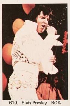 1975 Samlarsaker Popbilder (Swedish) #619 Elvis Presley Front