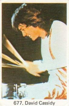 1975 Samlarsaker Popbilder (Swedish) #677 David Cassidy Front