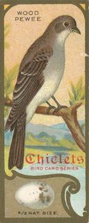 1930 Chiclets Bird Studies (E225) # NNO Wood Pewee  Front