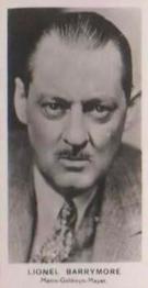 1936 Walker Film Stars (Tatley) #NNO Lionel Barrymore Front